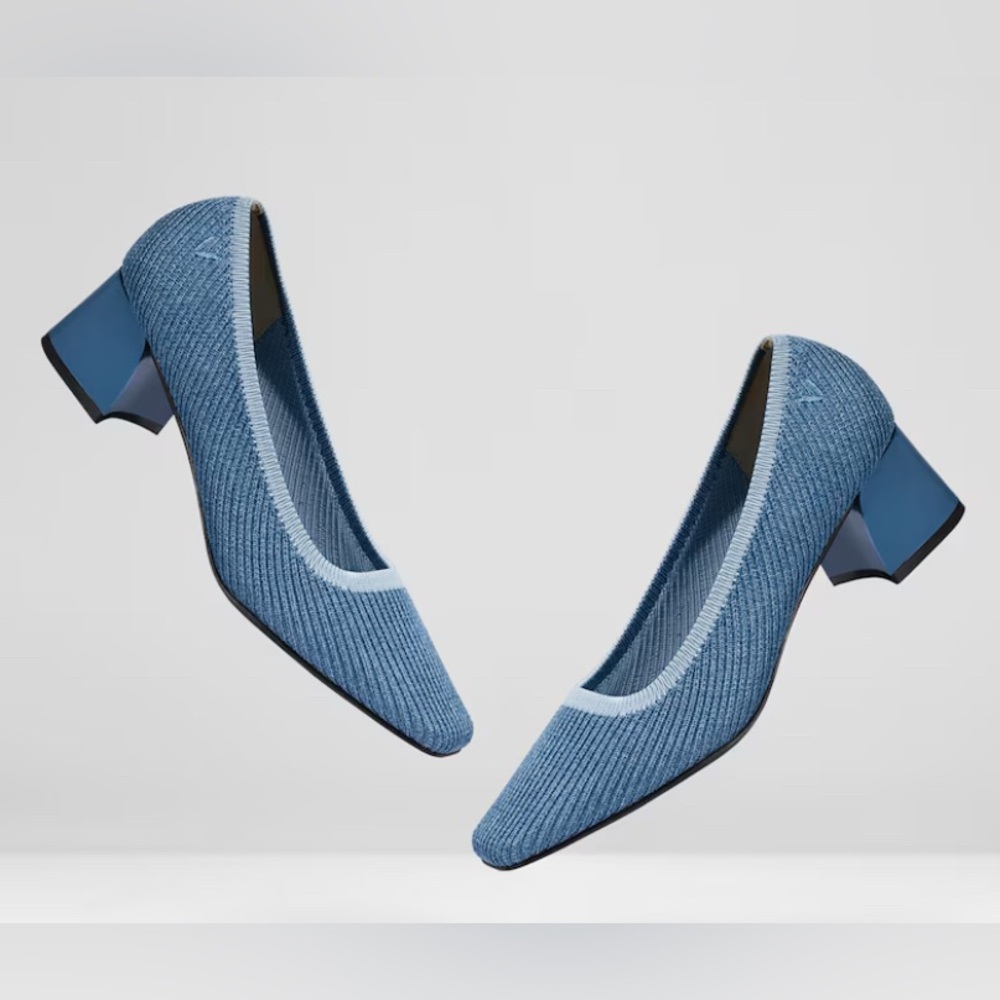 VIVAIA Melody Square Toe Chunky Heels. Size 41‎